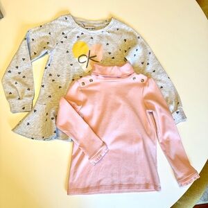 Bundle of Gymboree & Calvin Klein Jeans Long Sleeves Tees, size 6